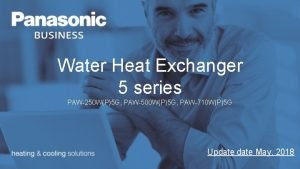 Water to water heat exchanger