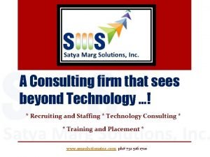 Beyond technology consulting