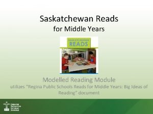 Saskatchewan reads