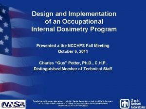 Design and Implementation of an Occupational Internal Dosimetry