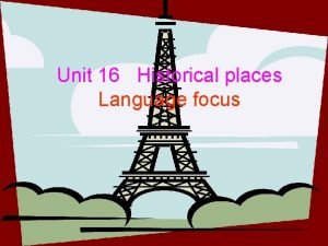 Language focus 2