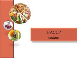 Haccp sistem