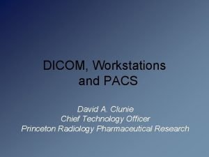 Dicom workstation