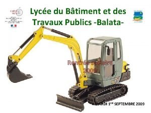 Lyce du Btiment et des Travaux Publics Balata