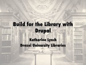 Drexel health sciences library