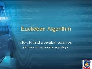 Euclidean method gcf Euclidean method gcf