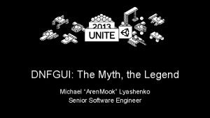 DNFGUI The Myth the Legend Michael Aren Mook