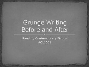 Grunge writing Grunge writing