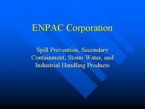 Enpac corporation