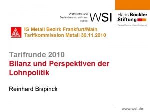 IG Metall Bezirk FrankfurtMain Tarifkommission Metall 30 11