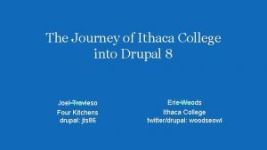 Ithaca college workflow