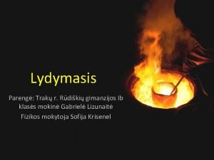 Savitoji lydymosi šiluma lentelė