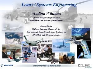 Lean systems engineering
