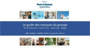 Groupe pierre et vacances