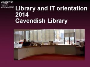 Cavendish library