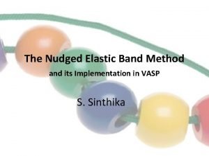 Nudged elastic band method