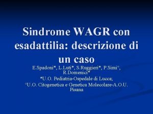 Sindrome wagr
