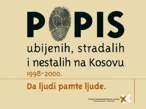 Popis ubijenih stradalih i nestalih Srba Roma Crnogoraca