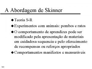 Sr skinner