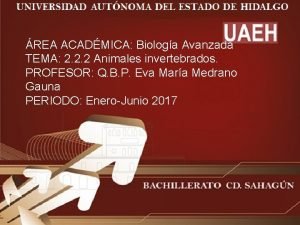 REA ACADMICA Biologa Avanzada TEMA 2 2 2