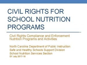 School nutrition