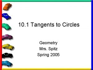 10 1 Tangents to Circles Geometry Mrs Spitz
