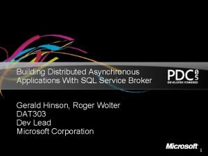 Sql server service broker tutorial Sql server service broker tutorial