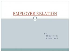 Employee relations importance