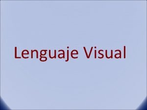 Definición de lenguaje visual
