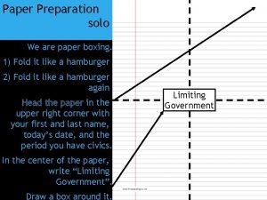 Paper Preparation solo We are paper boxing 1