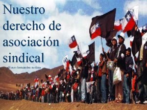 Nuestro derecho de asociacin sindical alfonso hernndez molina