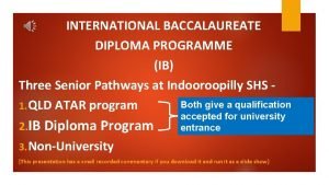 Baccalaureate diploma