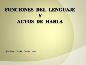 Actos de habla apelativos