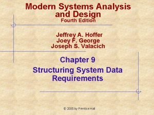 Modern Systems Analysis and Design Fourth Edition Jeffrey