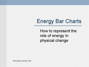 Energy bar chart example