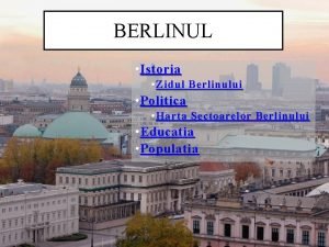 Harta zidul berlinului