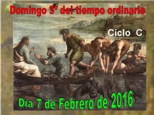 Ciclo C El mensaje ms importante hoy es