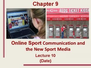 Model for online sport communication