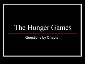 What happens in chapter 8 of the hunger games What happens in chapter 8 of the hunger games