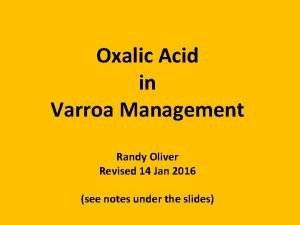 Randy oliver varroa Randy oliver varroa