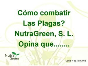 Nutra green