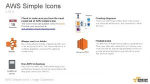 AWS Simple Icons v 15 9 May 18