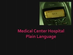 Plain language code for fire