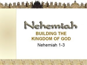 Nehemiah's prayer and preparation to rebuild the wall