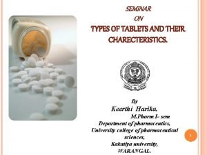 Hypodermic tablets example