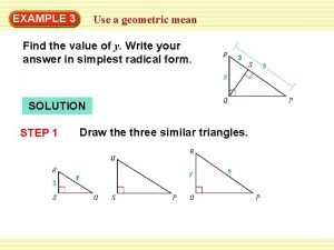 How to find geometric mean