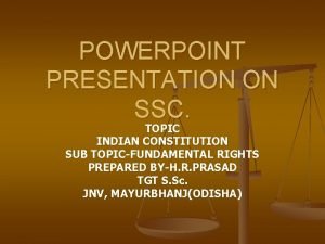 Fundamental rights in indian constitution ppt