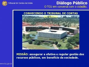 Tribunal de Contas da Unio www tcu gov