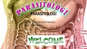 PARASITOLOGI OLEH MARLINA CATUR RAHAYU NIM G 0