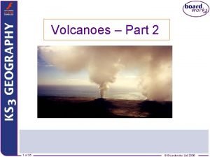 Types of volcanoes according to shape